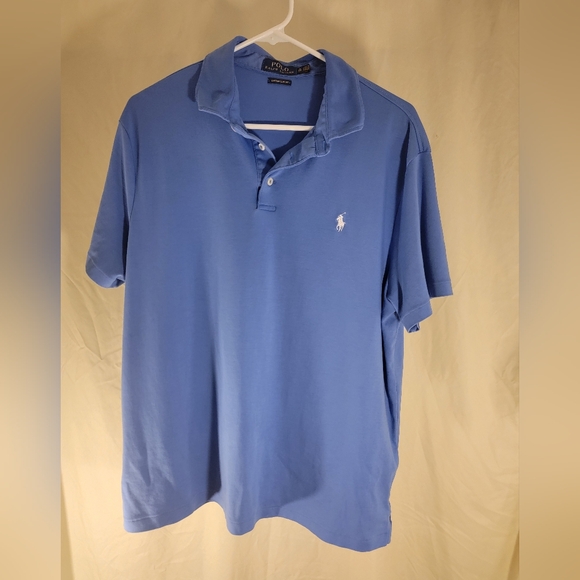 Ralph Lauren Blue Label Other - POLO Ralph Lauren Faded Royal Blue Heather Mens Blue Label Customer Slim Fit‎ XL